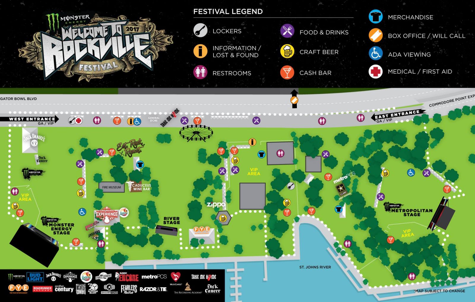 To Rockville Music Festival Info